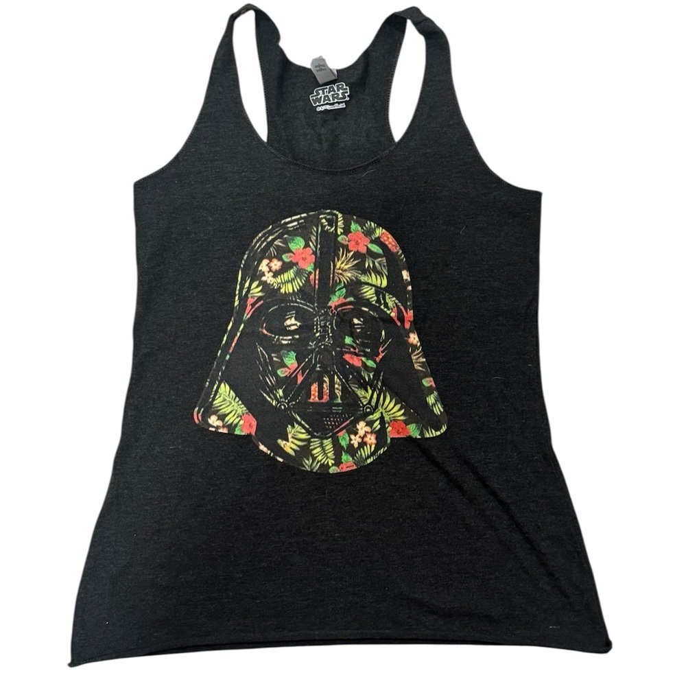 Star Wars Black Floral Darth Vader Women’s Tank